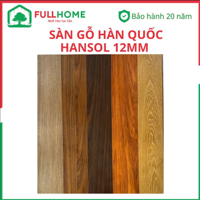 Sàn gỗ Hàn Quốc hansol 12mm