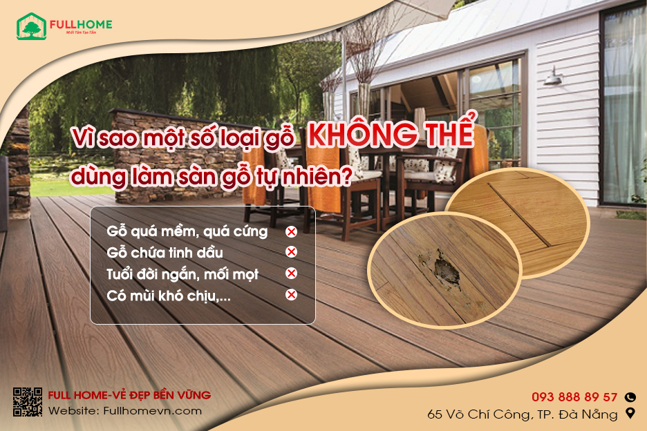 Vì Sao Có Một Số Dòng Gỗ Không Thể Làm Được Sàn Gỗ Tự Nhiên?