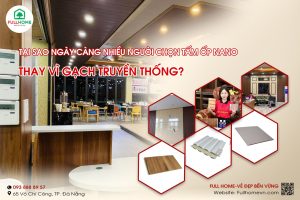 Tại Sao Ngày Càng Nhiều Người Chọn Tấm Ốp Nano – Thay Vì Gạch Truyền Thống?