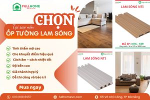 Ốp tường lam sóng