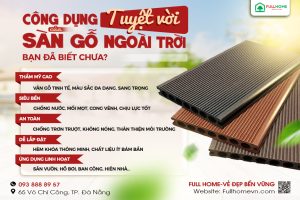 Sàn gỗ ngoài trời