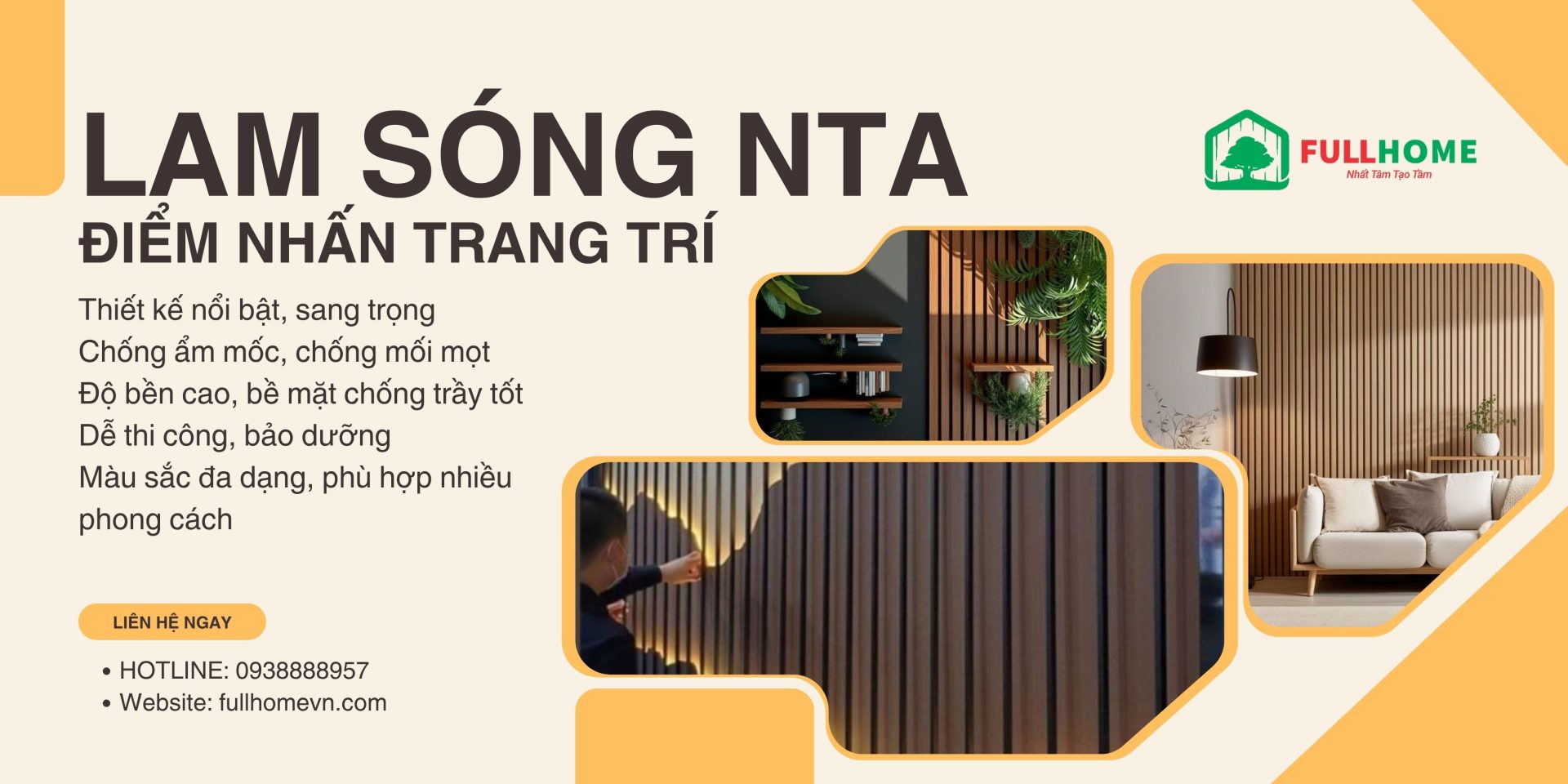 Lam Sóng NTA 3 Sóng Cao 29MM – Điểm Nhấn Trang Trí Cho Tường Và Trần Nhà