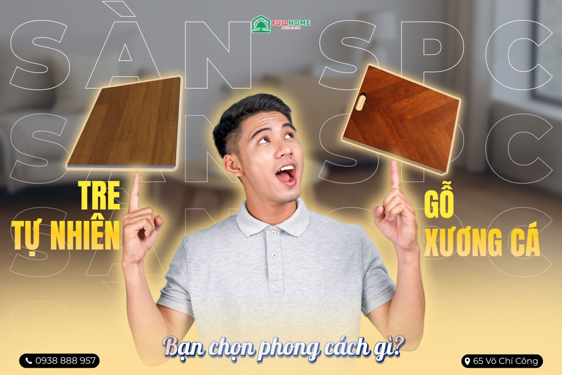 Sàn nhựa SPC bề mặt tre và sàn nhựa SPC gỗ xương cá - Đâu là lựa chọn hàng đầu của gia đình bạn?